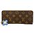 Louis Vuitton Monogram Portefeuille Clemence Long Wallet Rosa Blu