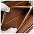 Louis Vuitton Porte Monnaie Zip Long Wallet Marrone Monogramma - vista 7