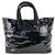 Borsa Tote Yves Saint Laurent Nera Nero - vista 2