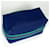 Hermès Borsa Hermes BRIDE AG Nero Verde Blu navy - vista 2