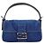 Borsa a tracolla Fendi Mamma Bucket in Navy Blu navy