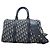 Borsa Boston Christian Dior Navy Blu navy