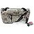 Borsa a tracolla Chanel Classic Flap con stampa logo giornale e motivo graffiti Nero - vista 3