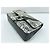 Borsa a tracolla Chanel Classic Flap con stampa logo giornale e motivo graffiti Nero - vista 8
