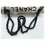 Borsa a tracolla Chanel Classic Flap con stampa logo giornale e motivo graffiti Nero - vista 9