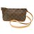 Borsa a tracolla Louis Vuitton Monogram Trotteur Marrone Monogramma - vista 2