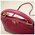Borsa a mano FENDI Peekaboo Mini Rosa - vista 8