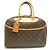Borsa Louis Vuitton Monogram Deauville Marrone Monogramma - vista 2
