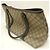 Borsa Tote Gucci in tela GG Supreme e pelle beige - vista 17
