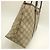 Borsa Tote Gucci in tela GG Supreme e pelle beige - vista 8