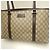 Borsa Tote Gucci in tela GG Supreme e pelle beige - vista 9