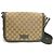 Borsa a tracolla Gucci in tela GG beige e pelle - vista 2