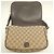 Borsa a tracolla Gucci in tela GG beige e pelle - vista 4