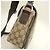 Borsa a tracolla Gucci in tela GG beige e pelle - vista 7