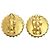 Orecchini a clip Chanel Gold CC placcati in oro e smalto D'oro - vista 3