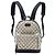 Mochila Gucci Small GG Supreme Bee Beige