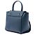 Belt Bag Céline Borsa cintura Celine Nano in pelle di vitello grana naturale blu Blu navy - vista 2