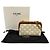 Céline Celine Triomphe Clutch mit Kette aus beschichtetem Canvas in Weiß - Ansicht 12
