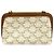 Céline Celine Triomphe Clutch mit Kette aus beschichtetem Canvas in Weiß - Ansicht 3