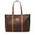 Céline Celine Brown Macadam Coated Canvas Tote Braun