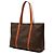 Céline Celine Brown Macadam Coated Canvas Tote Braun - Ansicht 2