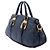 Borsa Shopping Prada in pelle di vitello morbida blu Blu navy - vista 2