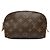 Necessaire Louis Vuitton Brown Monogram Cosmetic Pouch PM Marrone