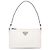 Borsa a tracolla Prada in Saffiano bianco Bianco sporco