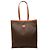 Céline Celine Brown Macadam Coated Canvas Tote Braun