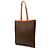 Céline Celine Brown Macadam Coated Canvas Tote Braun - Ansicht 2