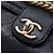 Chanel Black Large Quilted Sheepskin Front Chain Flap Nero - vista 6