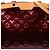 Louis Vuitton Red Monogram Vernis Brea MM Rouge Bordeaux - vue 6