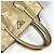 Borsa a mano Prada in pelle beige - vista 6