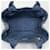 Borsa Tote Prada Canapa Blu - vista 8