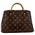 Bolsa de Ombro Louis Vuitton Montaigne Marrom - vista 2