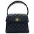 Borsa Chanel Mini Matelassé in Nero - vista 2