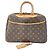 Borsa a mano Louis Vuitton Bowling Vanity Marrone