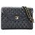 Borsa a tracolla Chanel Matelassé 25 Nero