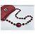 Borsa a tracolla Miu Miu Matelassé in rosso - vista 10