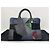 Borsa Boston Loewe Amazona x Comme des Garçons Blu navy - vista 14