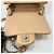 Borsa a tracolla Small Chanel Matelassé Beige - vista 12