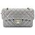 Borsa a tracolla Chanel Matelassé in grigio Marrone
