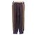 Pantaloni in seta Gucci Marrone - vista 2