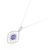 Autre Marque Collana in Tanzanite e Diamanti Au750 Porpora - vista 2