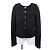 Chaqueta sin cuello Chanel Negro