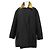 Hermès LE CARNAVAL DE VENISE38 Abrigo acolchado de seda Negro - vista 13