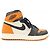 Autre Marque Sneakers Nike Air Jordan 1 Nero Beige Arancione