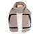 Sciarpa in lana Hermès Teddy con tasca logo H Beige - view 4
