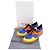 Autre Marque Leder-Sneaker COMME des GARCONS HOMME PLUS Blau Orange Gelb - Ansicht 2