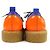 Autre Marque Leder-Sneaker COMME des GARCONS HOMME PLUS Blau Orange Gelb - Ansicht 5